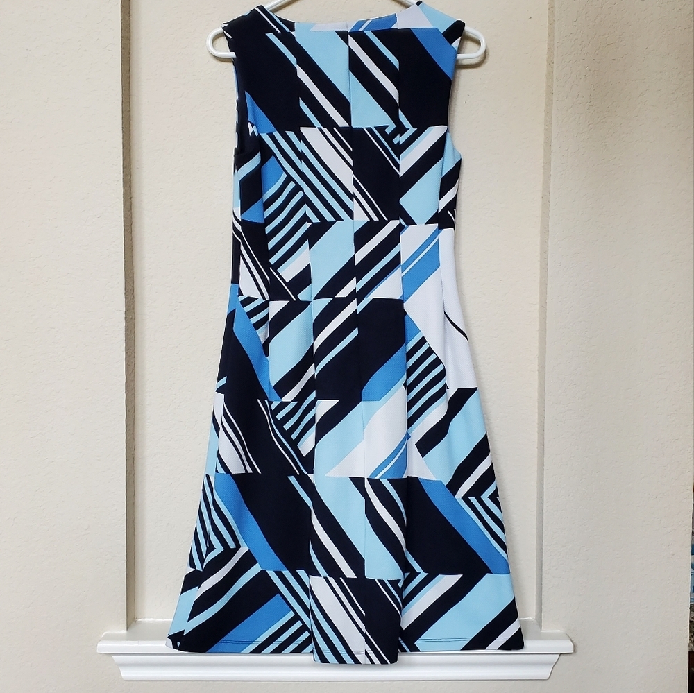 Enfocus Studio Geometric Patterned Sleeveless Dre… - image 3